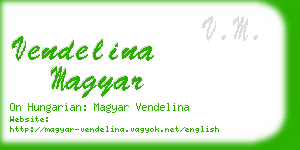 vendelina magyar business card
